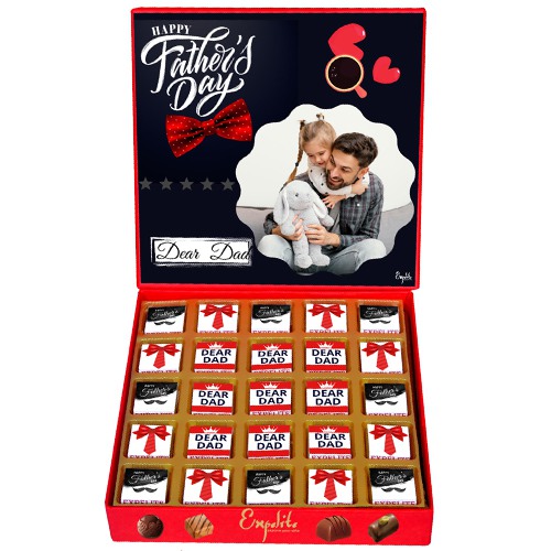 Pure Bliss Custom Chocolaty Treats Box for Dad