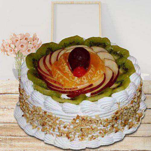 Delightful Fresh Fruit Cake