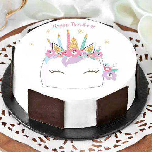 Devilishly Unicorn Designed Cake for Kids