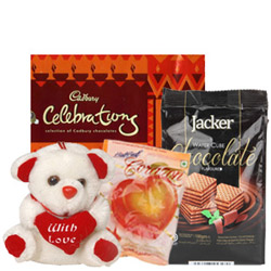 Exclusive Combo of Assorted Chocolates with Teddy