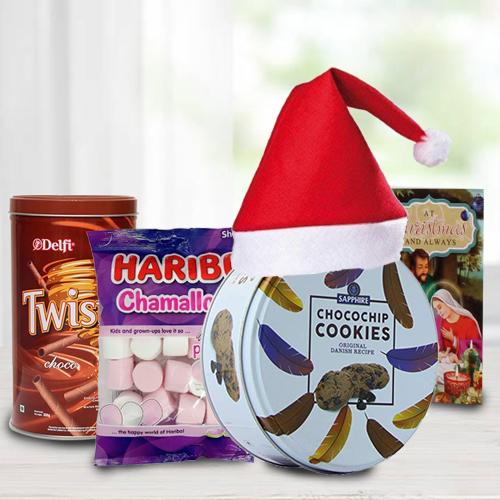 Delicious Cookies Wafers N Marshmellos Combo for XMas