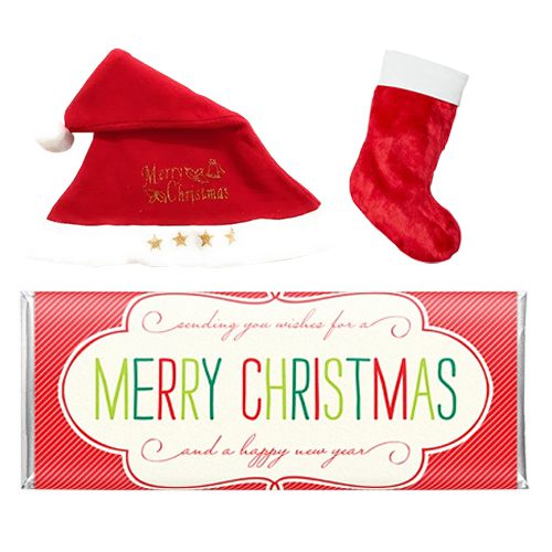 Cool Santa Attire with Personalized X-Mas Choco