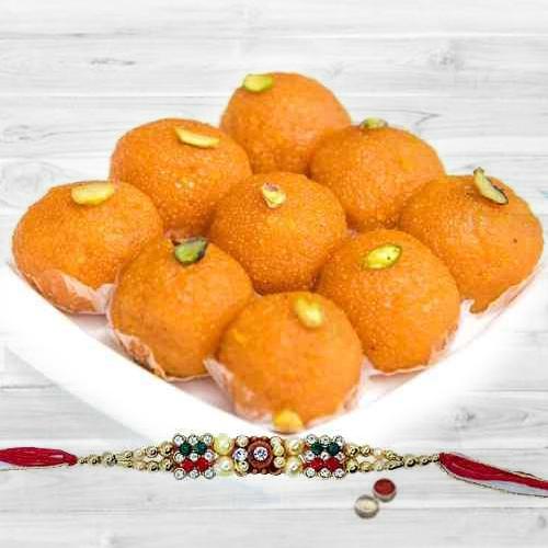 Haldirams Pure Ghee Ladoo with Rakhi