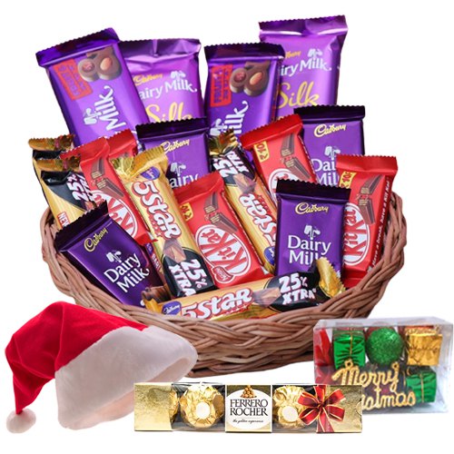 Chocolate Mania Christmas Goodies Basket