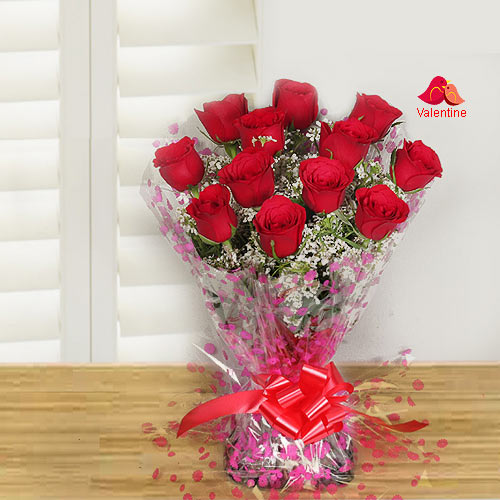 12 Red Rose Bouquet
