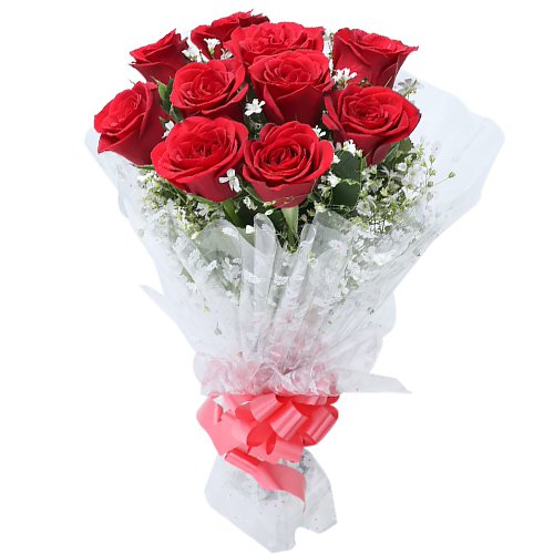 Radiant Red Roses Bouquet