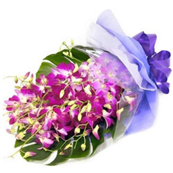 Stunning Purple Orchids Bouquet