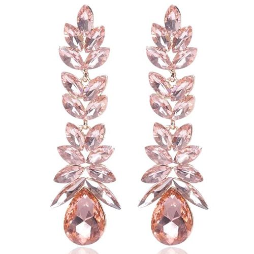 Glamorous Swiss Zircon Earrings