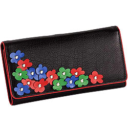 Wonderful Leather Flower Design Wallet from Leather Talks