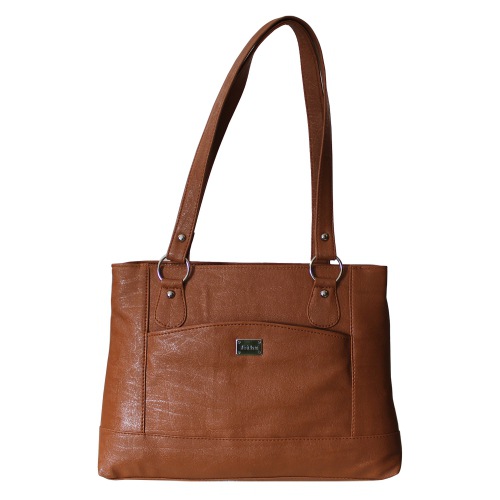 Rustic Brown Sober Vanity Bag for Women