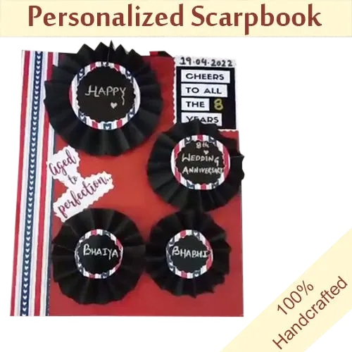 Wonderful Personalized Scrap Book of Photos  N  Messages