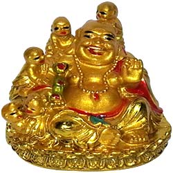 Amazing Little Laughing Buddha with Children