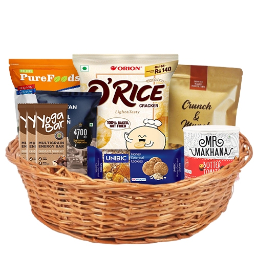 Fantastic Healthy Delights Gift Basket to Indore, India