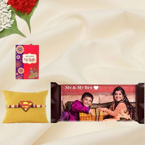 Kids Rakhi with Personalized Bournville Treat