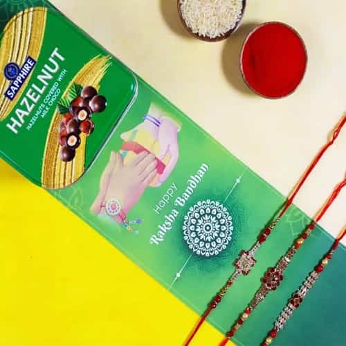 Sentiments and Traditional Rakhi Duo