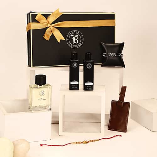 Classy Fragrance  N  Beyond Unique Rakhi Gift Set of 6 for Men
