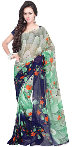 Flappy Georgette Saree