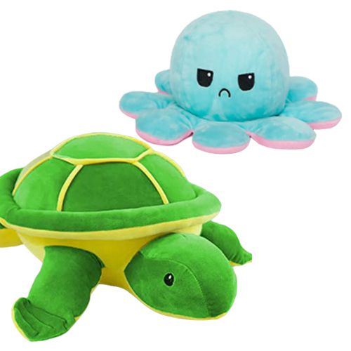 Classy Pair of Turtle N Octopus Stuffed Toy
