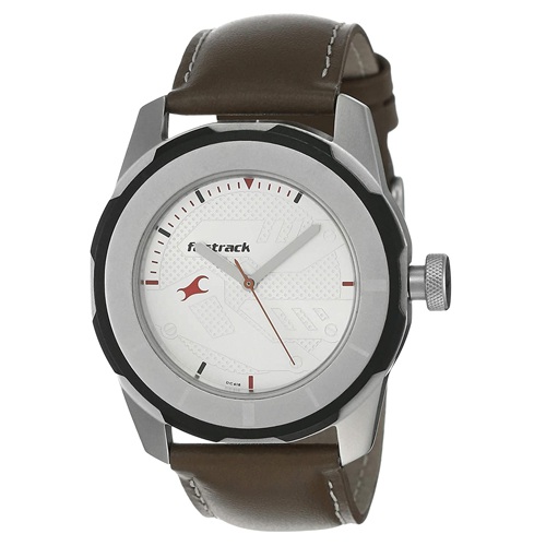 Trendsetting Fastrack Economy 2013 White Dial Mens Analog Watch