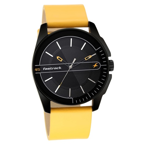 Classic Fastrack Analog Black Dial Mens Watch