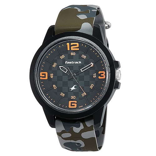 Stylish Fastrack Trendies Analog Black Dial Mens Watch