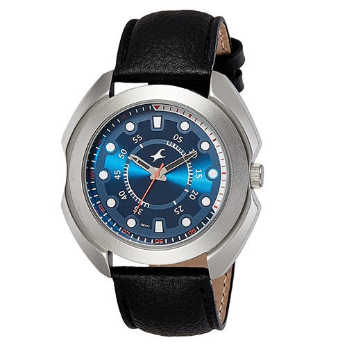 Arresting Fastrack Analog Blue Dial Mens Watch