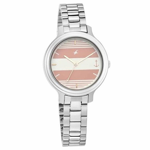 Wonderful  Tripster Pink Round Dial Ladies Watch