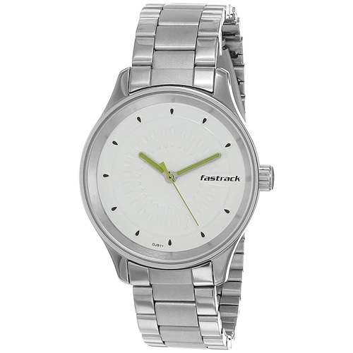 Dazzling Fastrack Tropical Fruits White Dial Womens Watch